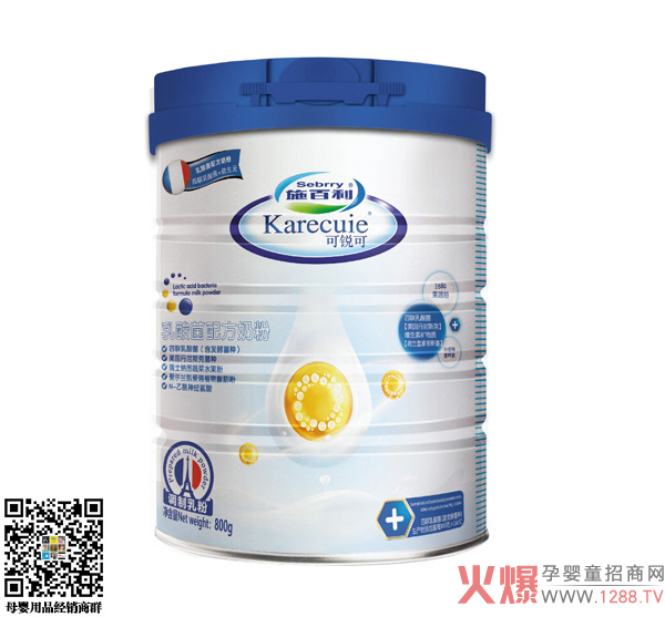施百利可锐可乳酸菌配方奶粉800g.jpg
